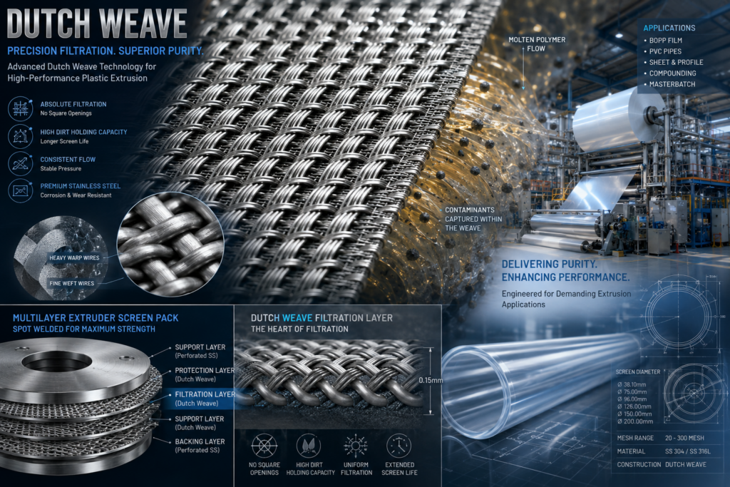 Dutch Weave Wire Mesh Manufacturer