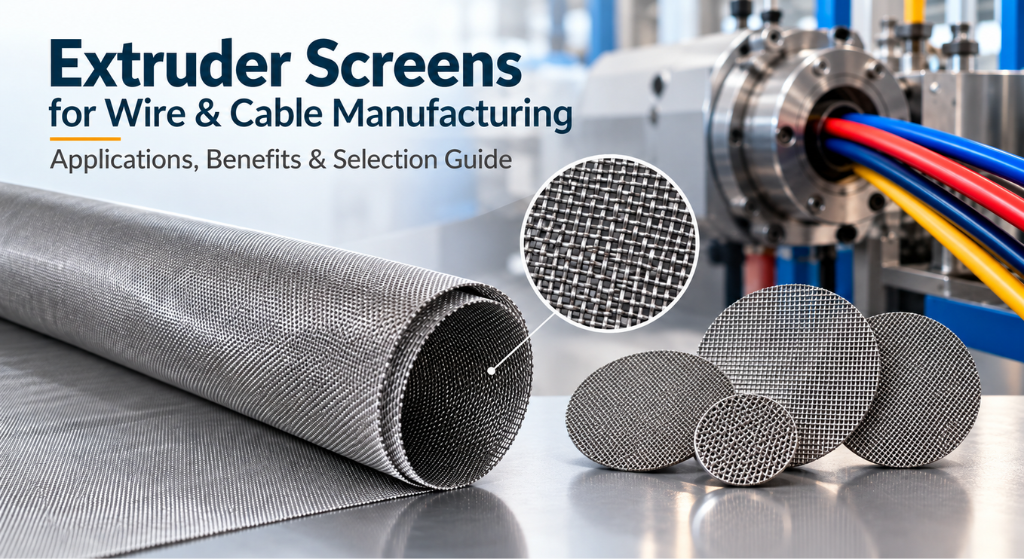 Extruder Screens for Wire & Cable Manufacturing: Applications, Benefits & Selection Guide